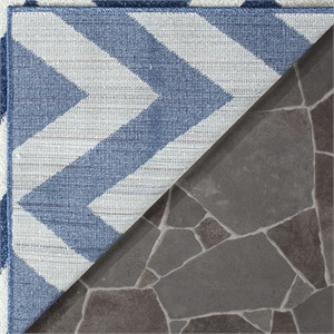 Safavieh Amherst Navy Indoor Outdoor Rug - 9' x 12'