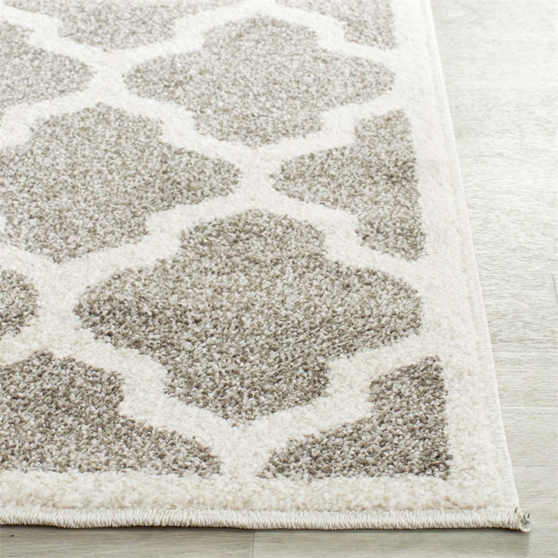 Safavieh Amherst Dark Grey Indoor Outdoor Rug - Runner 2'3