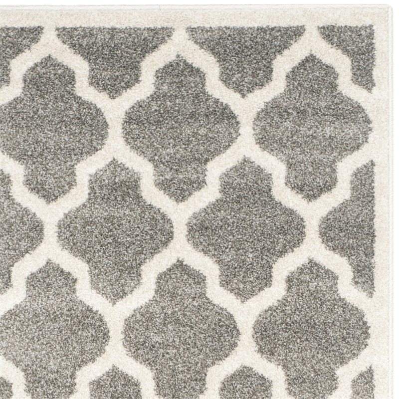 Safavieh Amherst Dark Grey Indoor Outdoor Rug - Runner 2'3