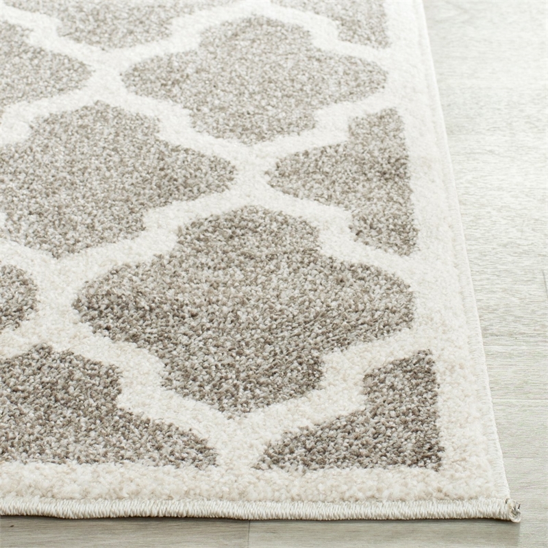 Safavieh Amherst Dark Grey Indoor Outdoor Rug - Runner 2'3