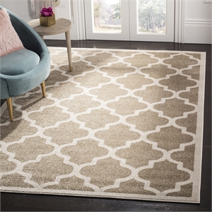 Safavieh Amherst Wheat Indoor Outdoor Rug - 6' x 9'