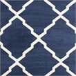 Safavieh Amherst Navy Indoor Outdoor Rug - 6' x 9'