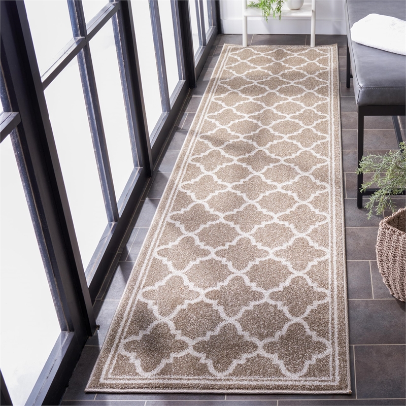 Safavieh Amherst Wheat Indoor Outdoor Rug - Runner 2'3