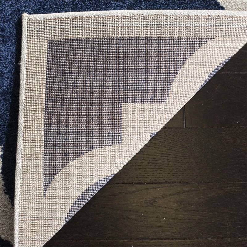 Safavieh Amherst Navy Indoor Outdoor Rug - 6' x 9'