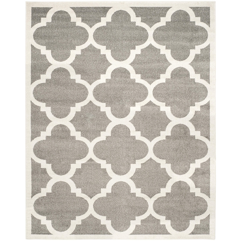Safavieh Amherst Dark Grey Indoor Outdoor Rug - 8' x 10'