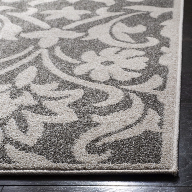Safavieh Amherst Dark Grey Indoor Outdoor Rug - Runner 2'6