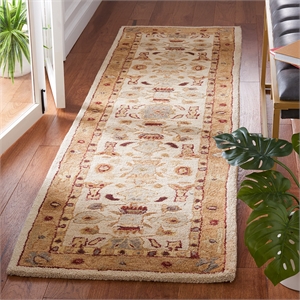 Safavieh Anatolia Ivory Traditional Rug - 2'3&quot x 22'