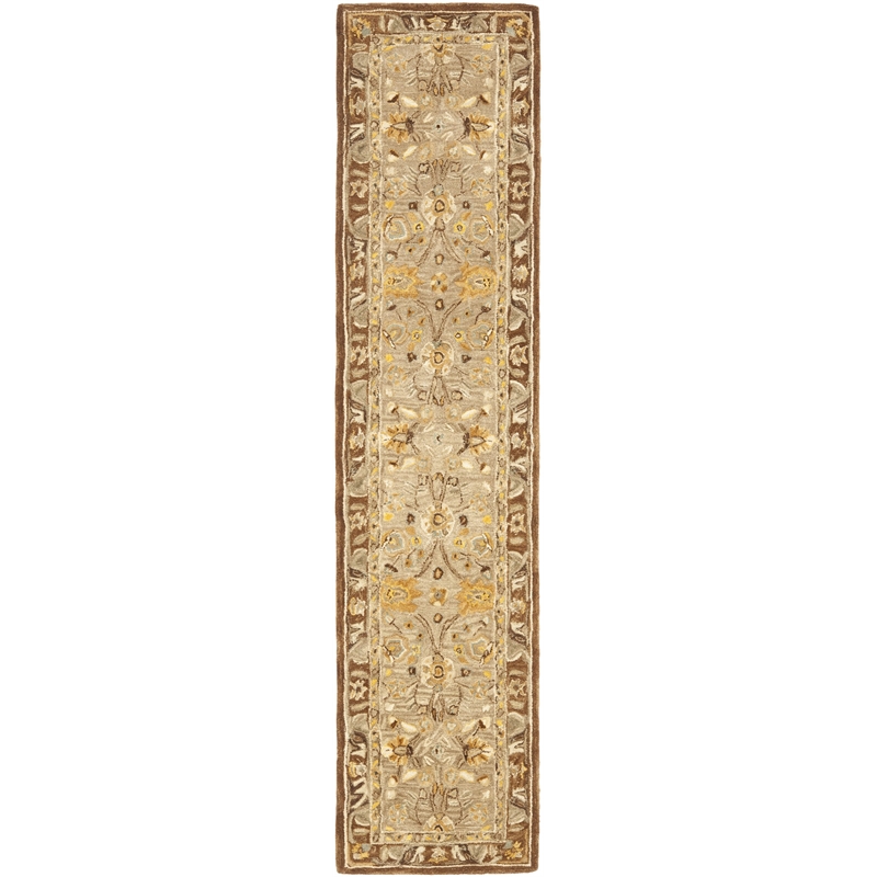 Safavieh Anatolia Dark Grey Traditional Rug - Runner 2'3