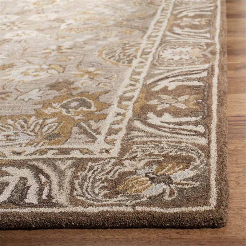 Safavieh Anatolia Dark Grey Traditional Rug - Runner 2'3