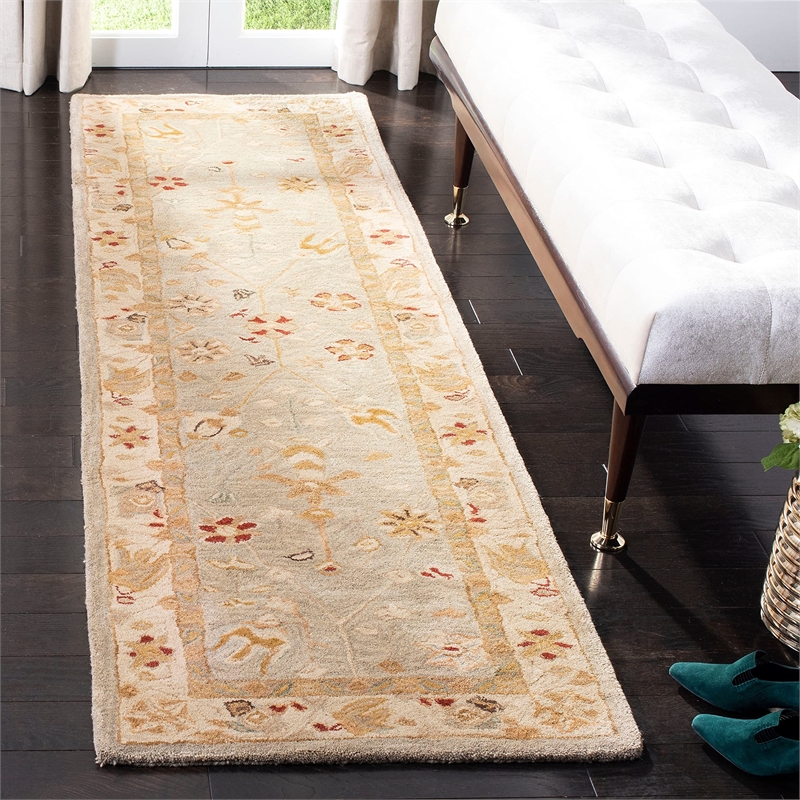 Safavieh Anatolia Grey Blue Traditional Rug - 8' x 10'