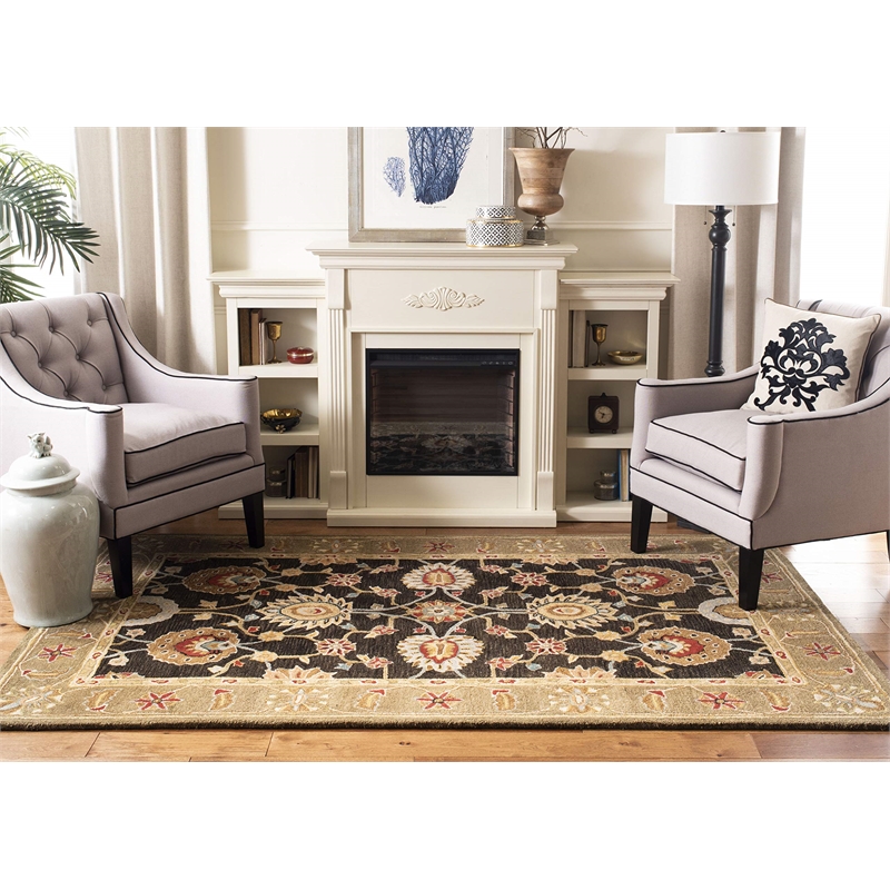 Safavieh Anatolia Black Traditional Rug - 5' x 8'