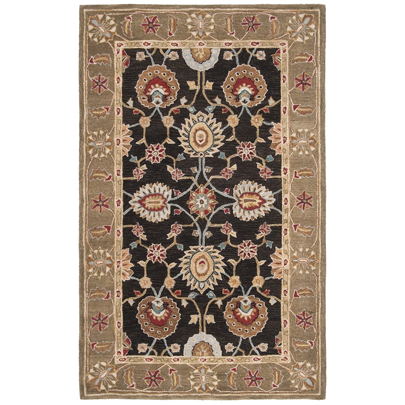 Safavieh Anatolia Black Traditional Rug - 5' x 8'