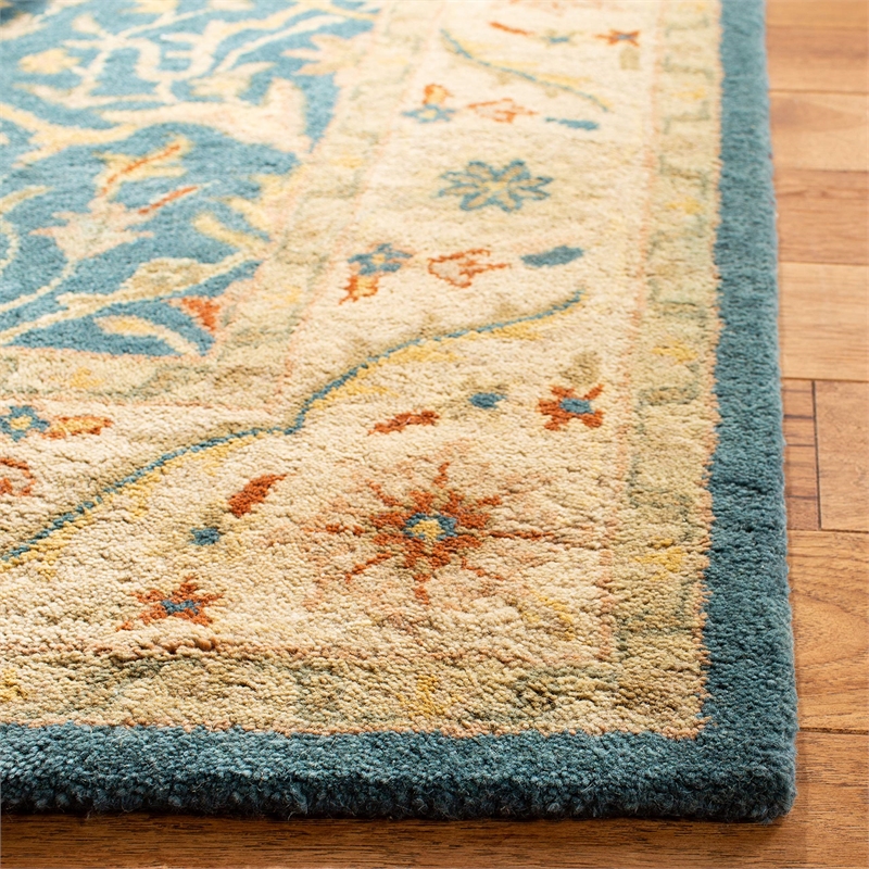 Safavieh Antiquity Blue Traditional Rug - Runner 2'3