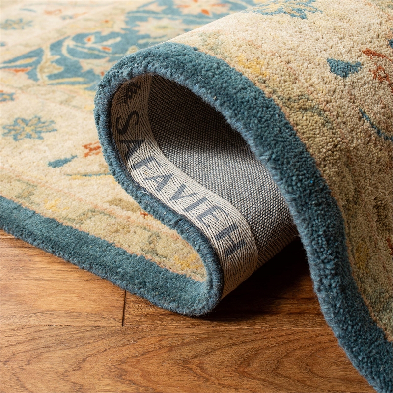 Safavieh Antiquity Blue Traditional Rug - Runner 2'3