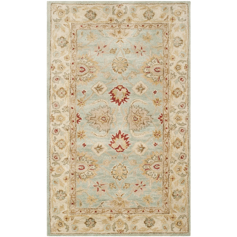 Safavieh Antiquity Grey Blue Traditional Rug - 3' x 5'