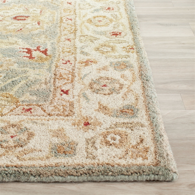 Safavieh Antiquity Grey Blue Traditional Rug - 3' x 5'