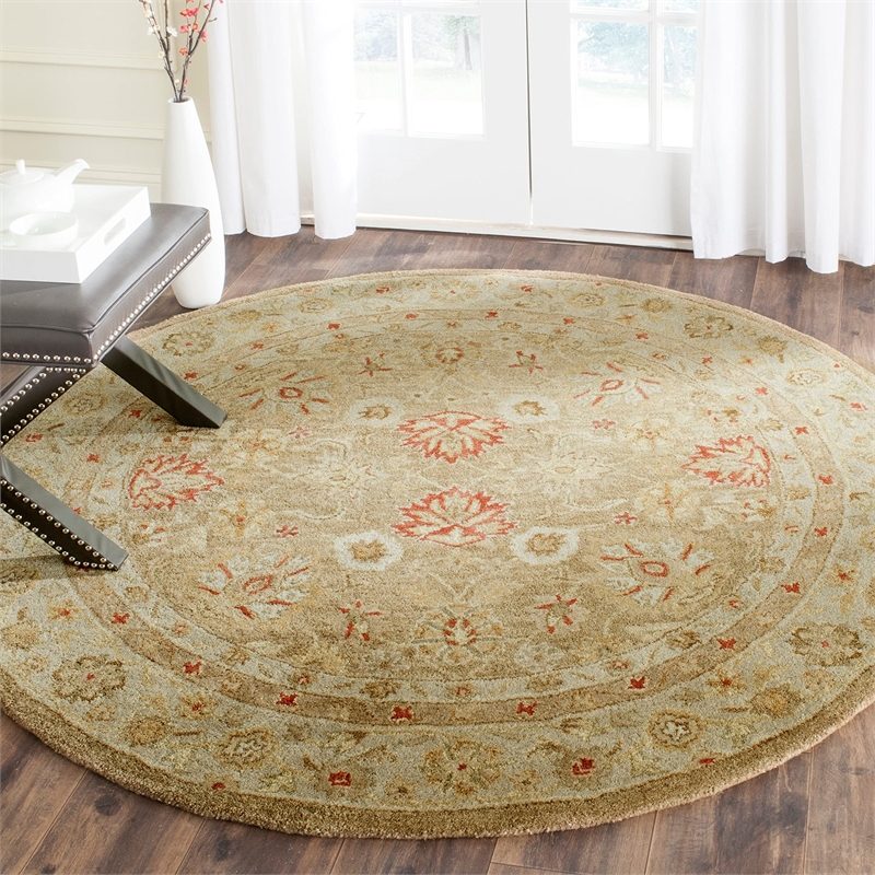 Safavieh Antiquity Grey Blue Traditional Rug - 9' x 12'