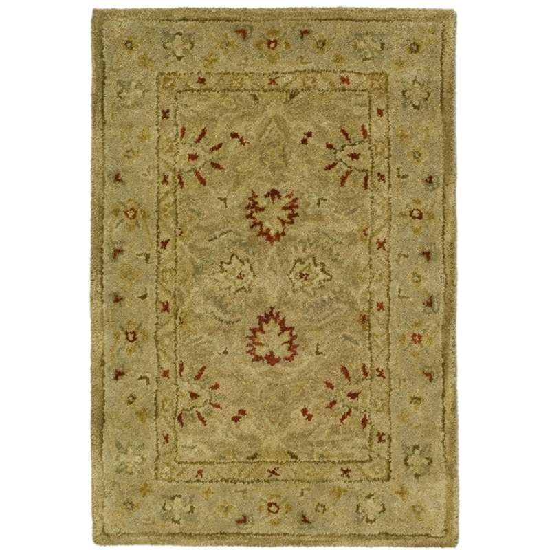 Safavieh Antiquity Grey Blue Traditional Rug - Oval 4'6