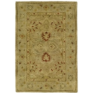 Safavieh Antiquity Grey Blue Traditional Rug - Oval 4'6&quot x 6'6&quot