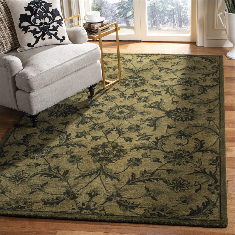 Safavieh Antiquity Olive Traditional Rug - 5' x 8'