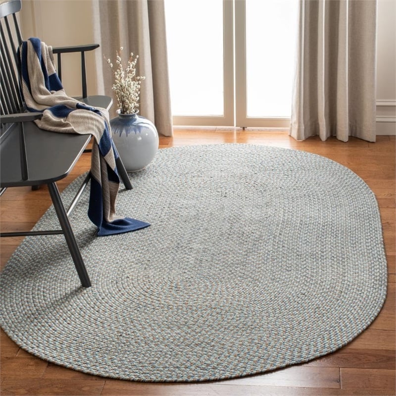 Safavieh Braided  Braided Rug - Oval 6' x 9'