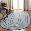 Safavieh Braided IVORY Braided Rug - Oval 3' x 5'
