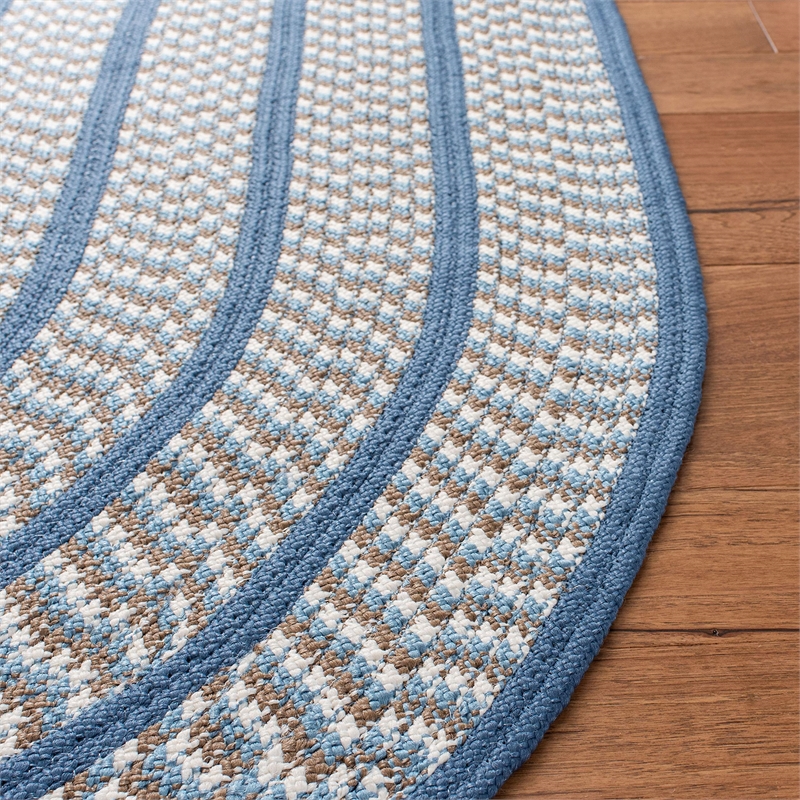 Safavieh Braided IVORY Braided Rug - Oval 8' x 10'