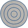 Safavieh Braided Ivory Braided Rug - Round 4'