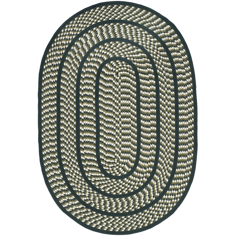 Safavieh Braided IVORY Braided Rug - Oval 3' x 5'