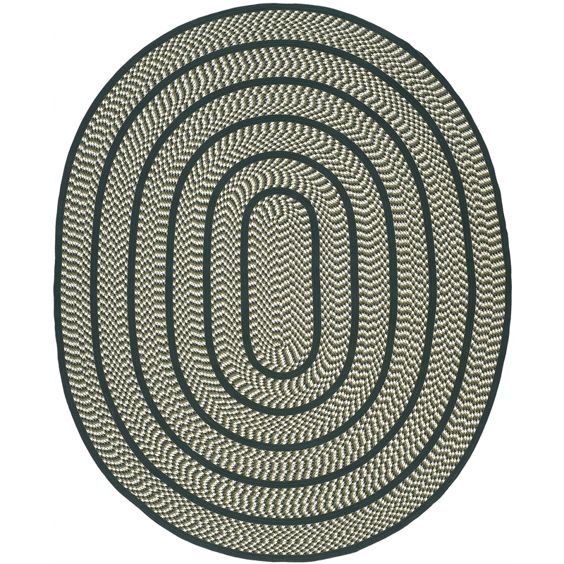 Safavieh Braided IVORY Braided Rug - Oval 8' x 10'