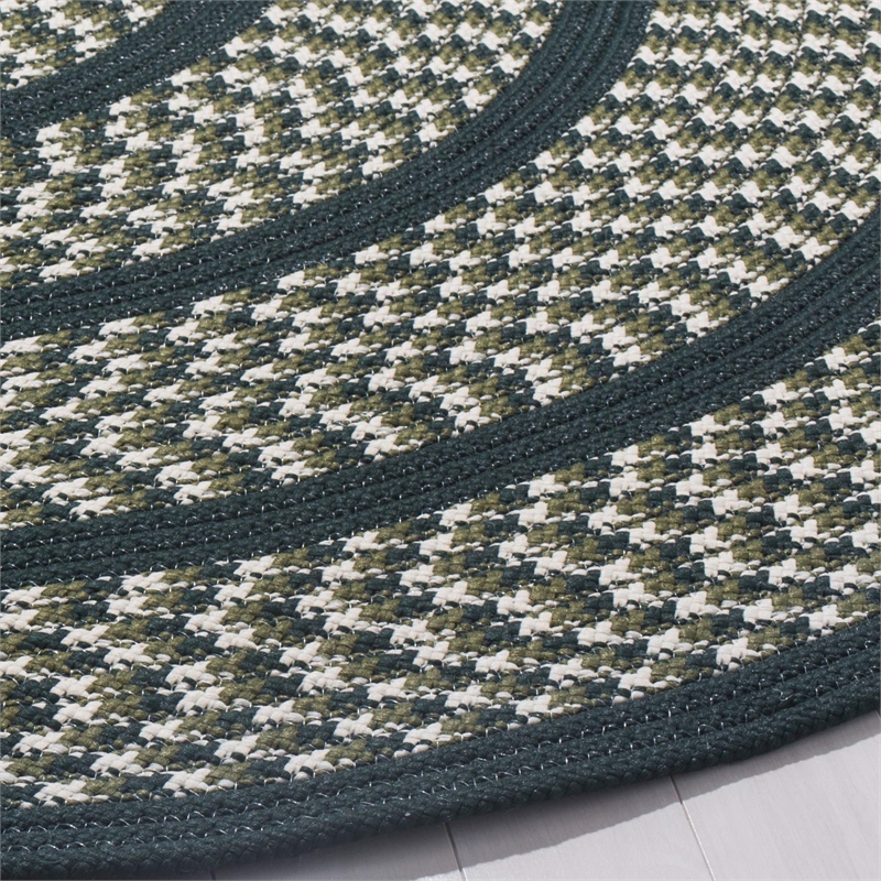Safavieh Braided IVORY Braided Rug - Oval 8' x 10'