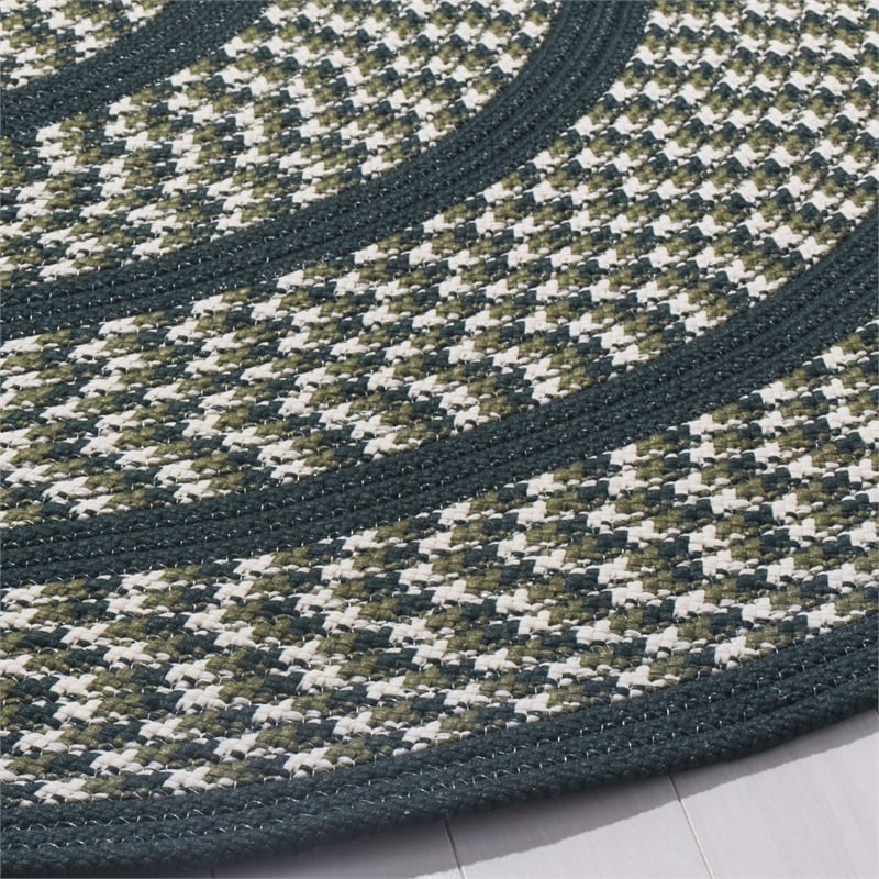 Safavieh Braided Ivory Braided Rug - Round 6'