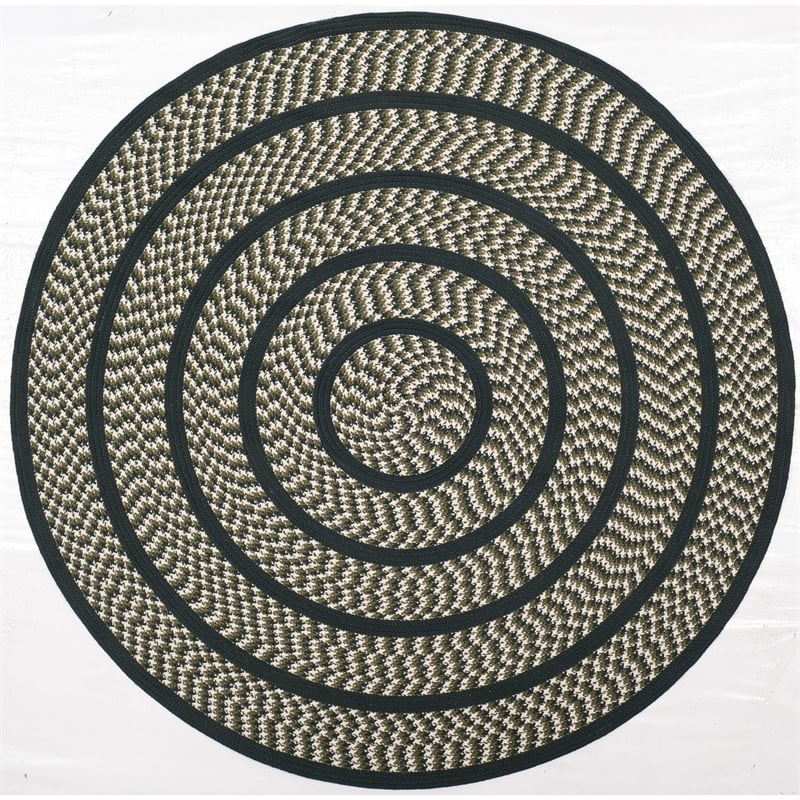 Safavieh Braided Ivory Braided Rug - Round 6'
