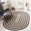Safavieh Braided IVORY Braided Rug - Oval 3' x 5'