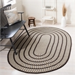 Safavieh Braided IVORY Braided Rug - Oval 5' x 8'