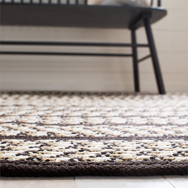 Safavieh Braided IVORY Braided Rug - Oval 5' x 8'