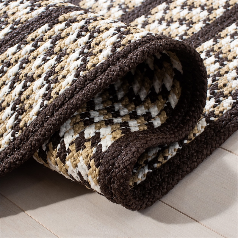 Safavieh Braided IVORY Braided Rug - Oval 5' x 8'