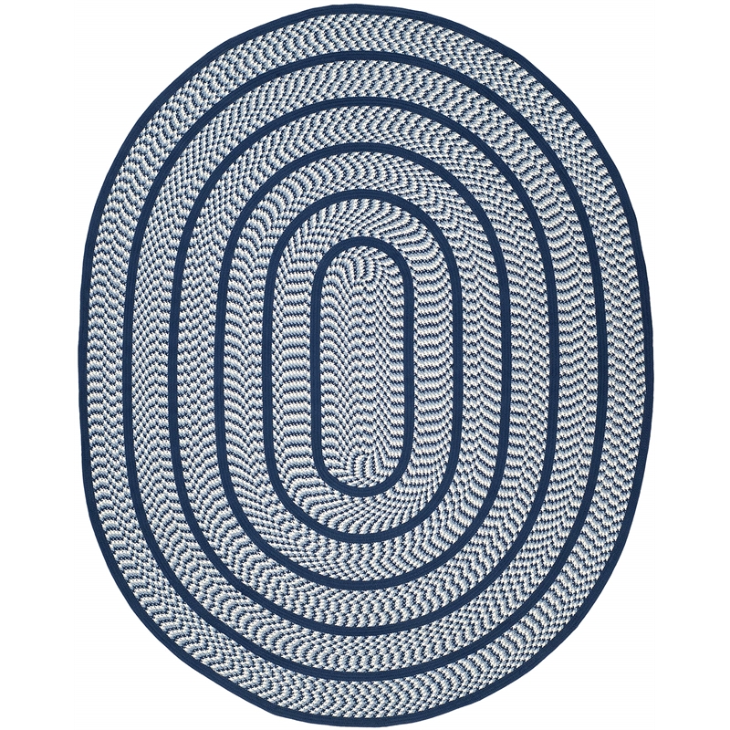 Safavieh Braided IVORY Braided Rug - Oval 8' x 10'