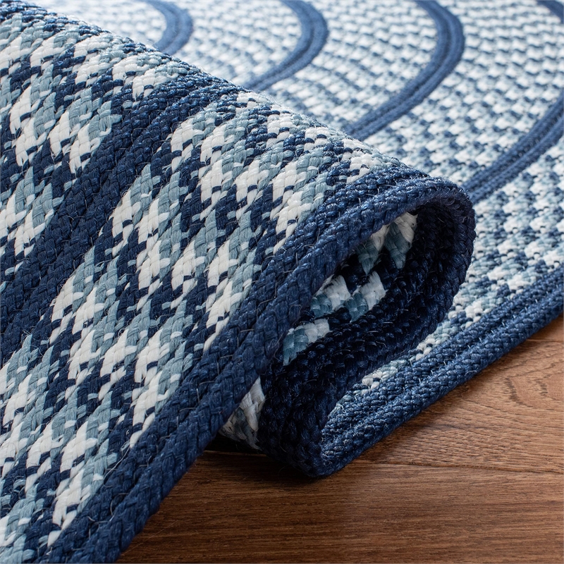 Safavieh Braided IVORY Braided Rug - Oval 8' x 10'