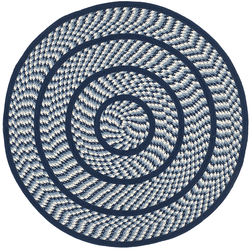 Safavieh Braided Ivory Braided Rug - Round 4'