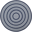 Safavieh Braided Ivory Braided Rug - Round 6'