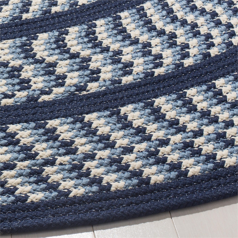 Safavieh Braided Ivory Braided Rug - Round 6'
