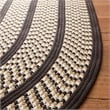 Safavieh Braided IVORY Braided Rug - Oval 2'3