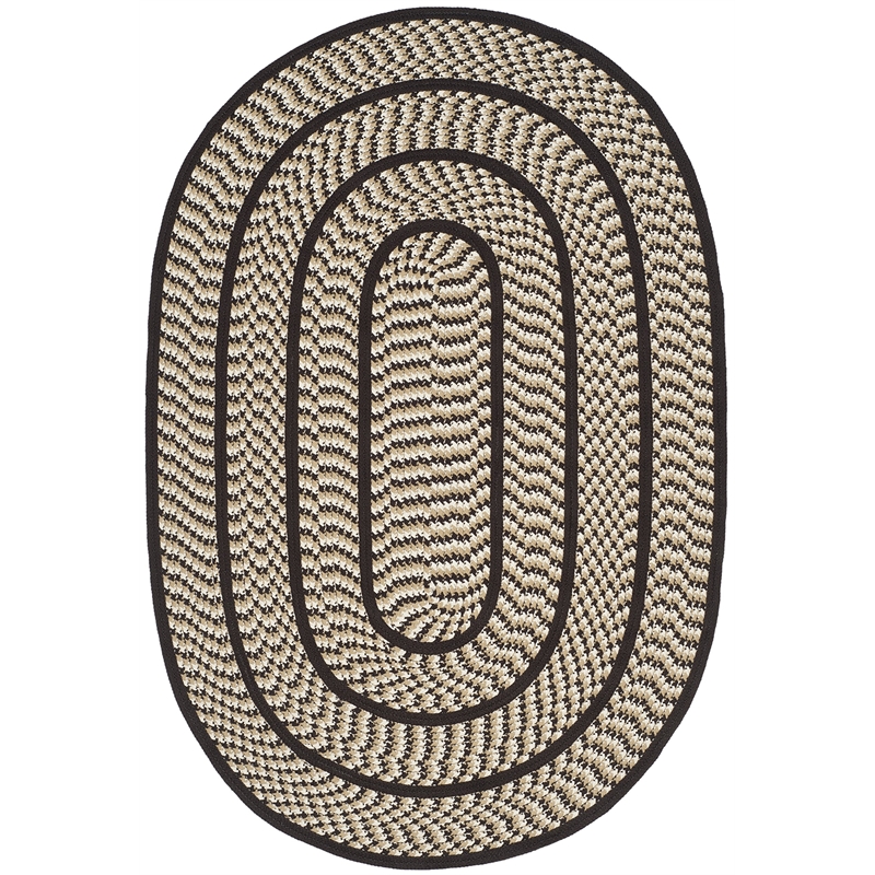 Safavieh Braided IVORY Braided Rug - Oval 3' x 5'