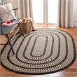 Safavieh Braided IVORY Braided Rug - Oval 5' x 8'