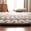 Safavieh Braided Ivory Braided Rug - Round 4'