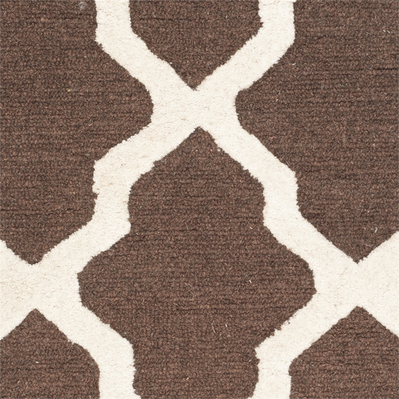 Safavieh Cambridge Dark Brown Transitional Rug - Runner 2'6