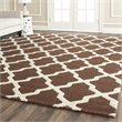 Safavieh Cambridge Dark Brown Transitional Rug - Square 4'