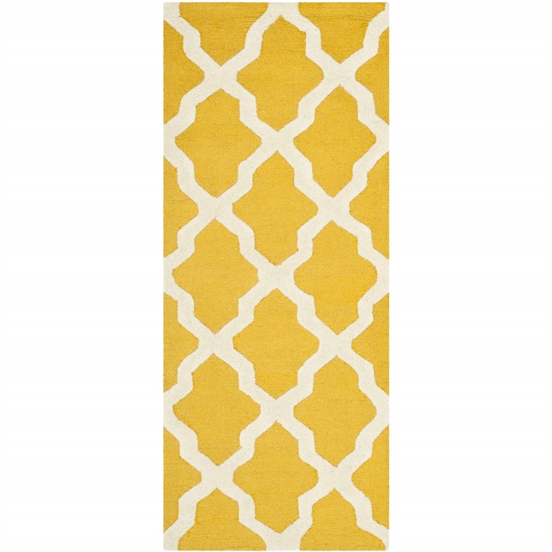 Safavieh Cambridge Gold Transitional Rug - Runner 2'6