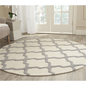 Safavieh Cambridge Ivory Transitional Rug - Round 4'